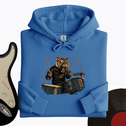 Tiger Drummer Hoodie