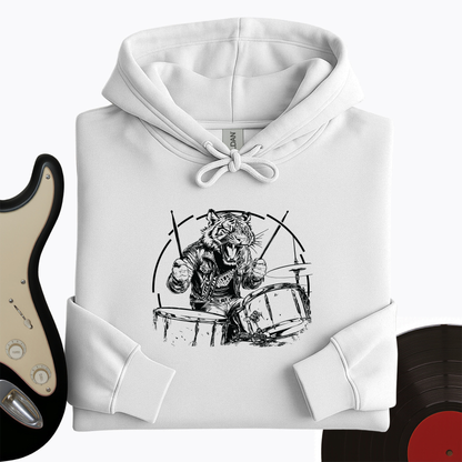 Tiger Drummer Hoodie