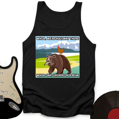 Chicken On A Bear Tank Top
