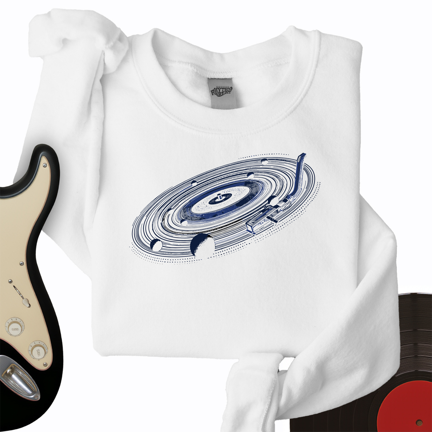 Galaxy Vinyl Crewneck