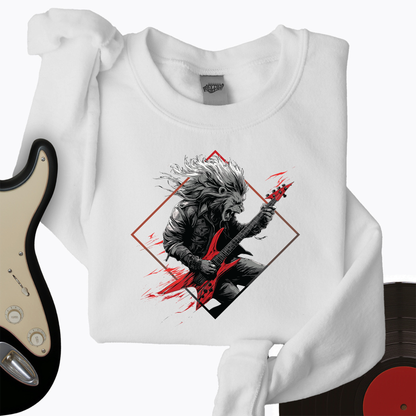 Lion Guitar Crewneck