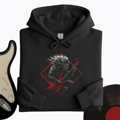Lion Guitar Hoodie