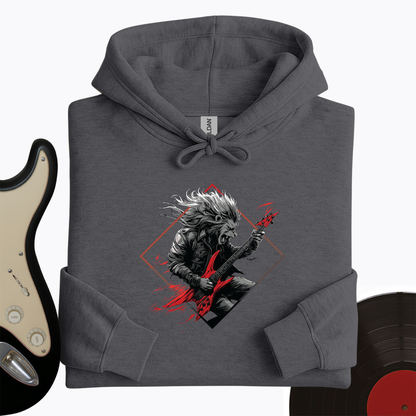 Lion Guitar Hoodie