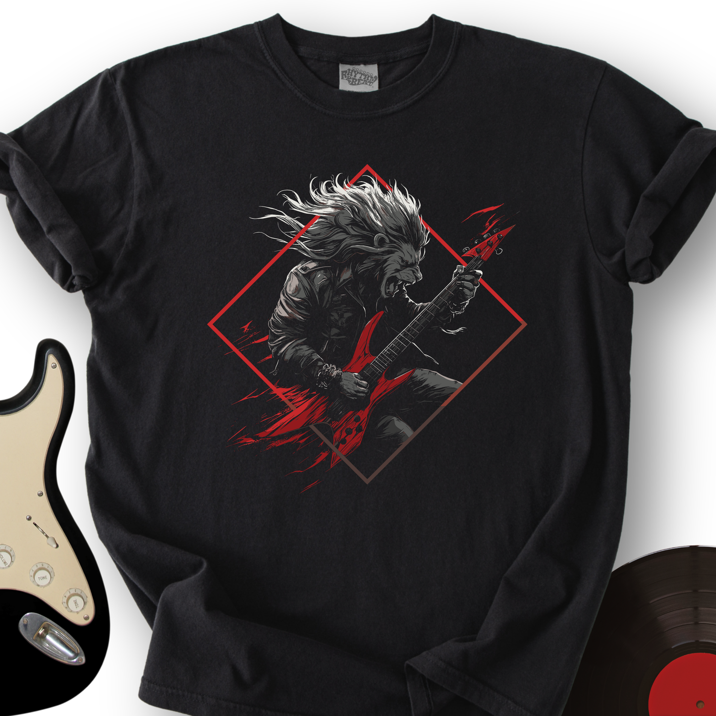 Lion Guitar T-Shirt