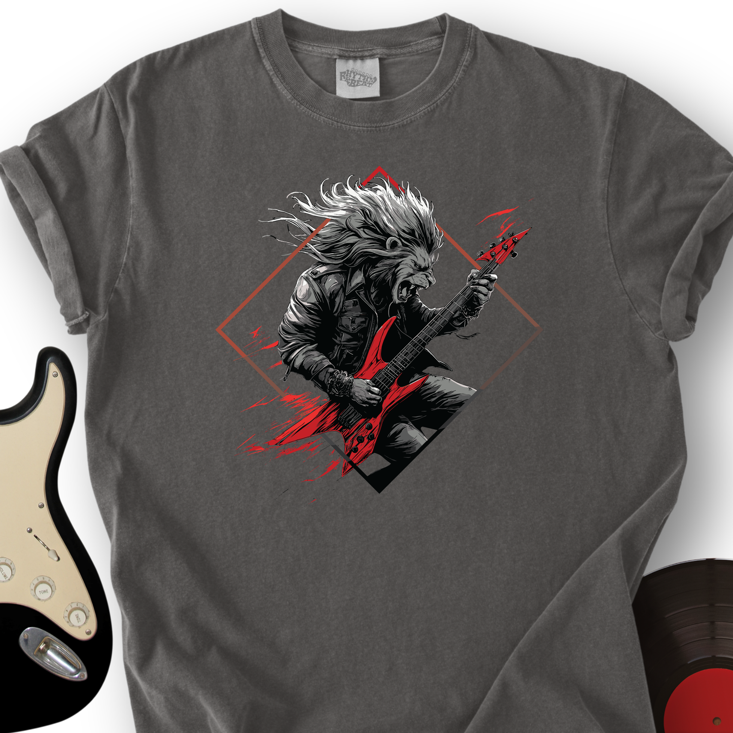 Lion Guitar T-Shirt