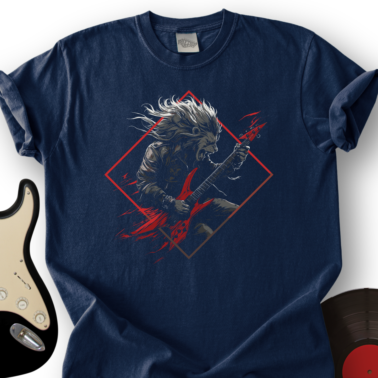 Lion Guitar T-Shirt