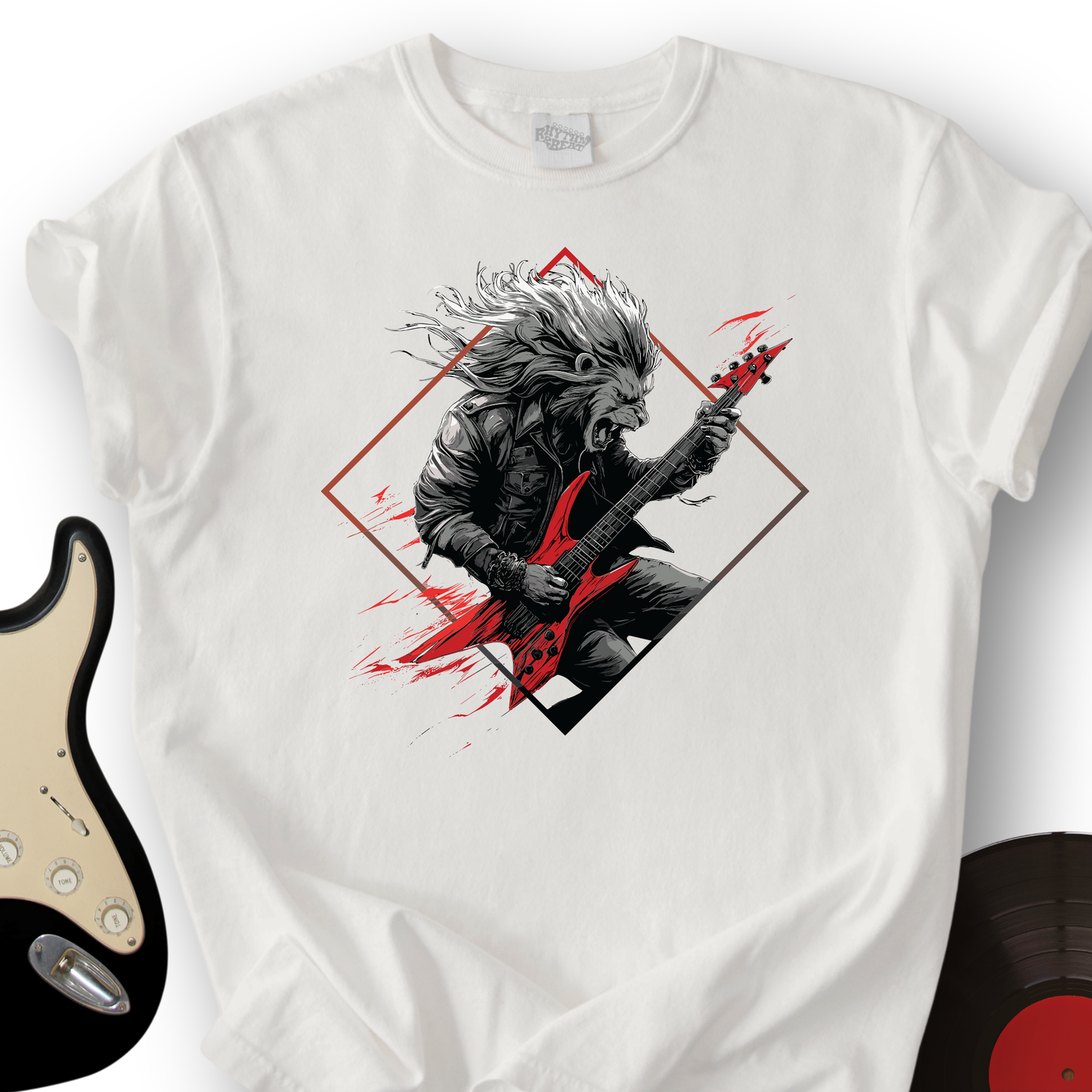 Lion Guitar T-Shirt