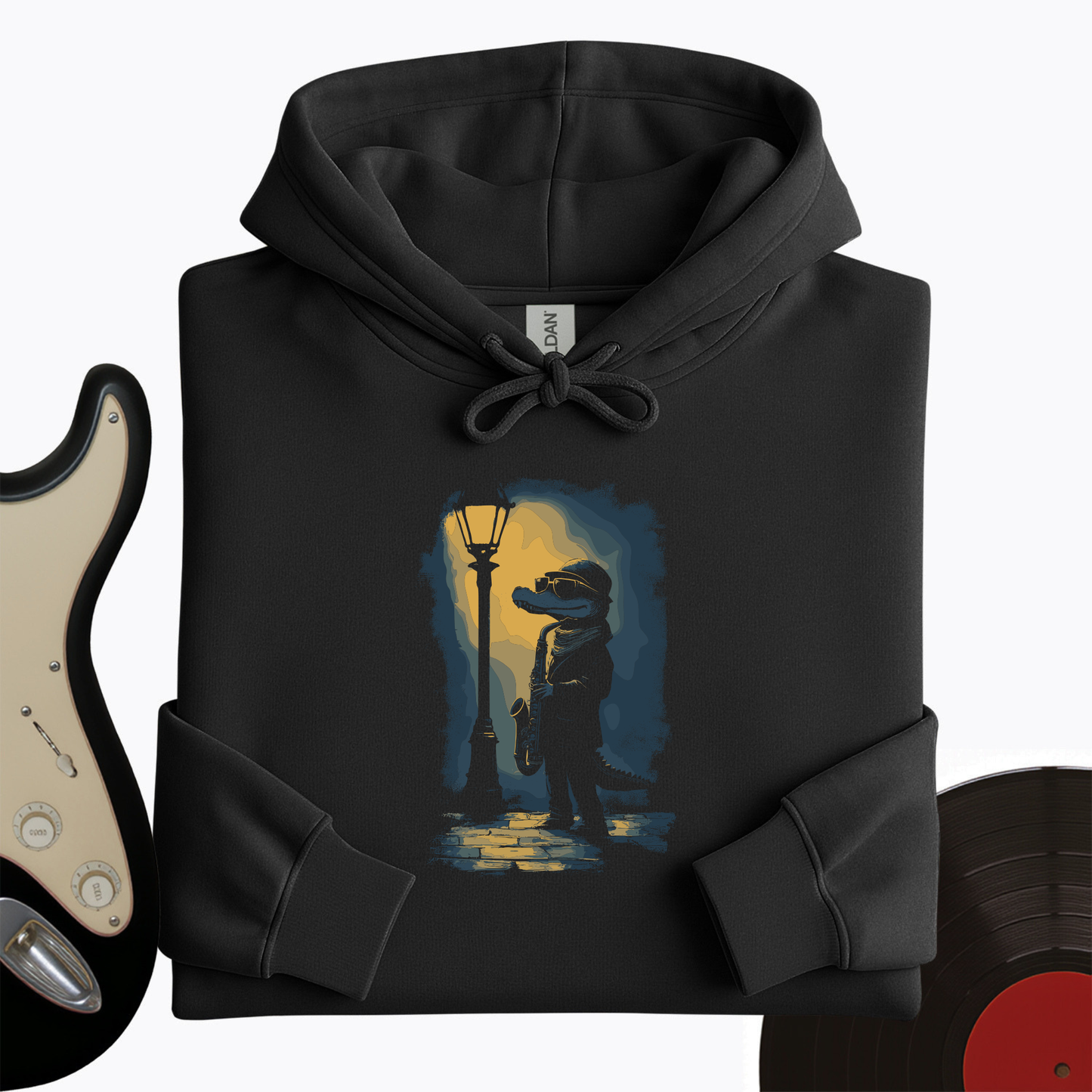 Crocodile Saxophone Hoodie