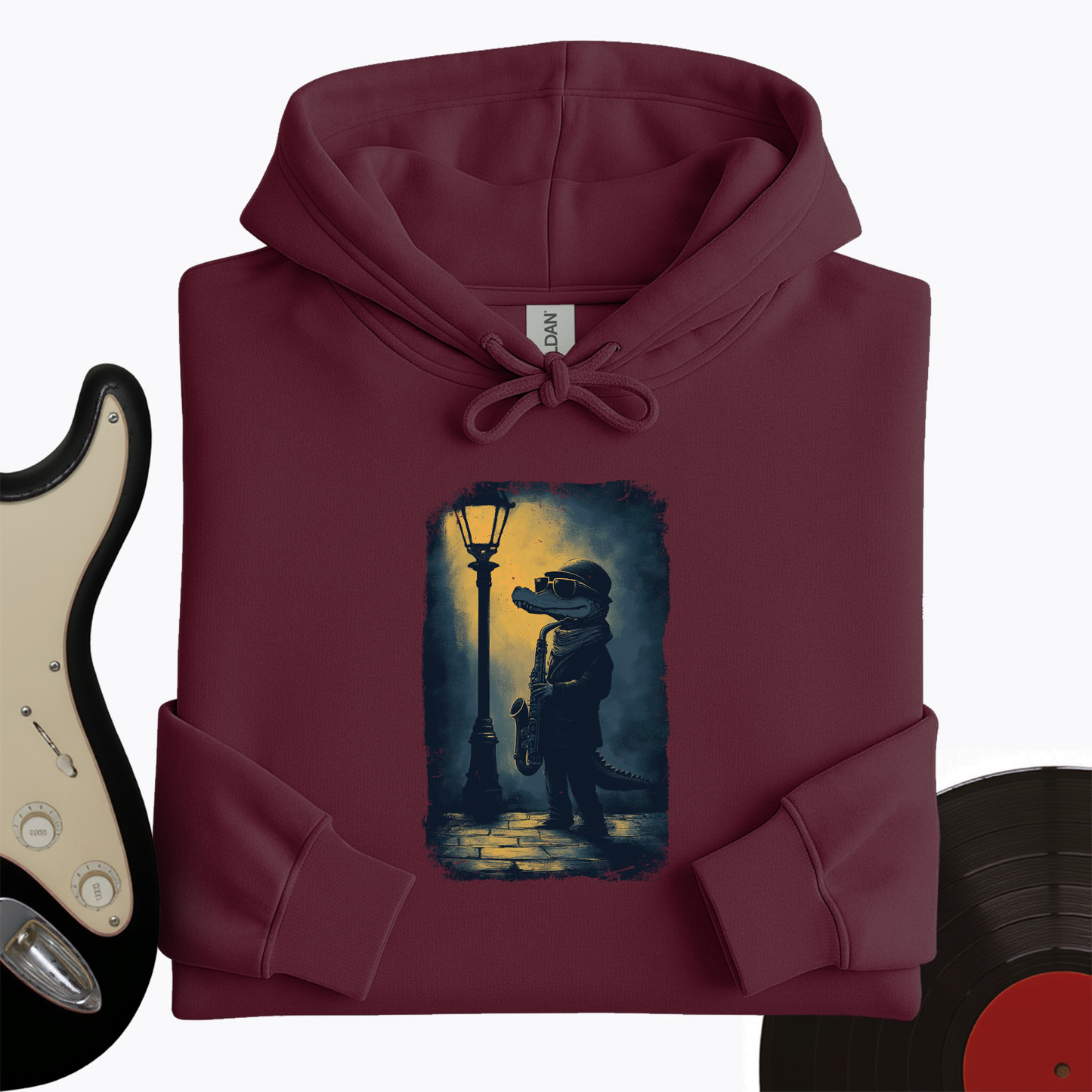 Crocodile Saxophone Hoodie