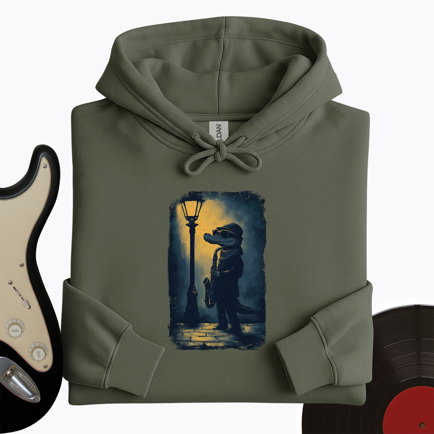 Crocodile Saxophone Hoodie