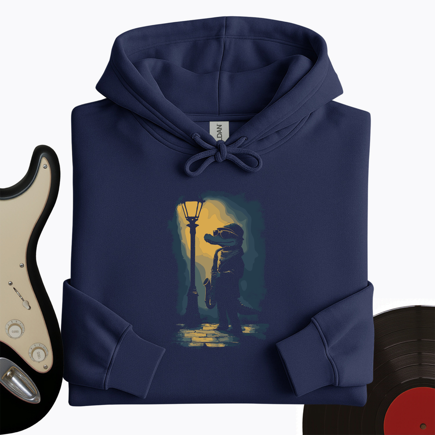 Crocodile Saxophone Hoodie