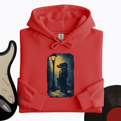 Crocodile Saxophone Hoodie