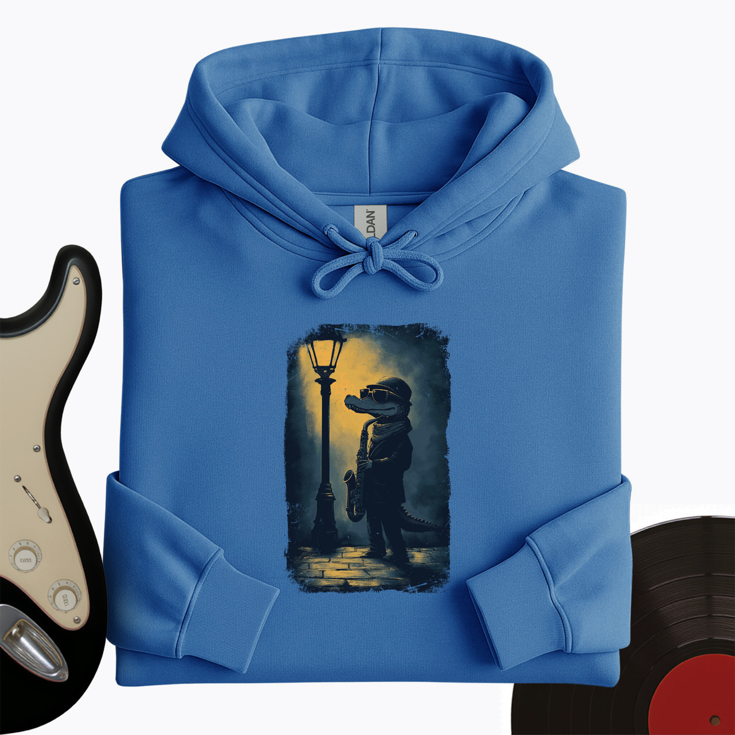 Crocodile Saxophone Hoodie