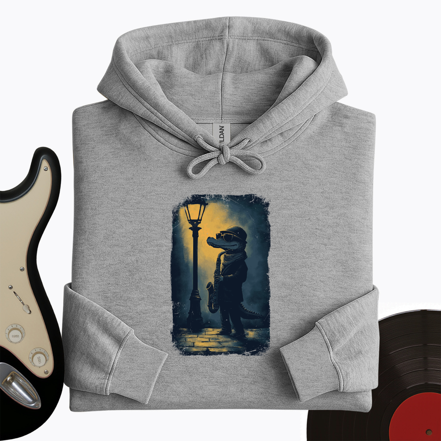 Crocodile Saxophone Hoodie
