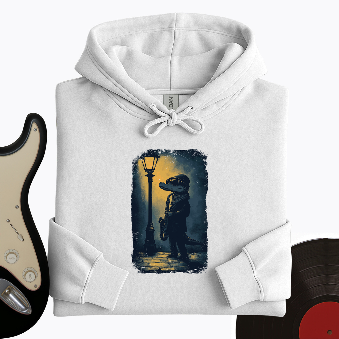 Crocodile Saxophone Hoodie