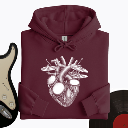 Drums Heart Hoodie