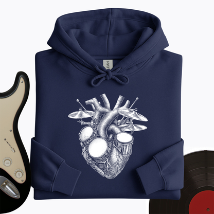 Drums Heart Hoodie