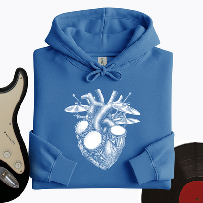 Drums Heart Hoodie