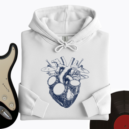 Drums Heart Hoodie