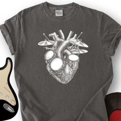 Drums Heart T-Shirt