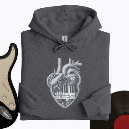 Piano Heart Hoodie