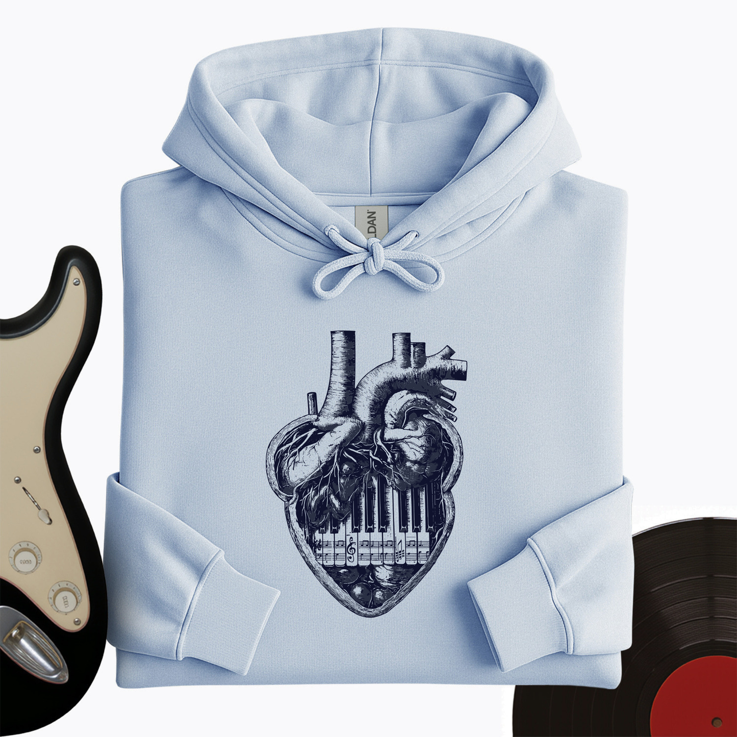 Piano Heart Hoodie
