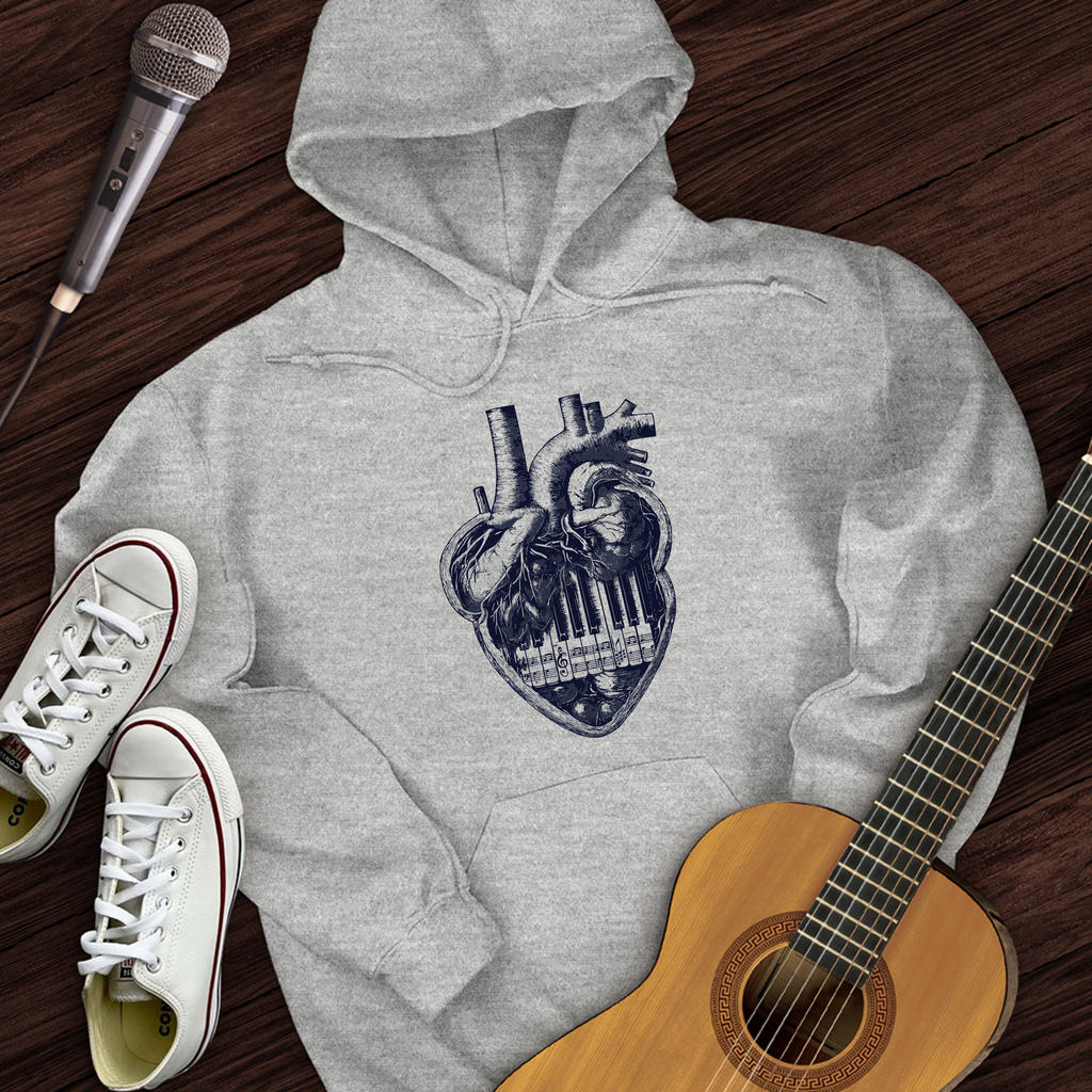 Piano Heart Hoodie