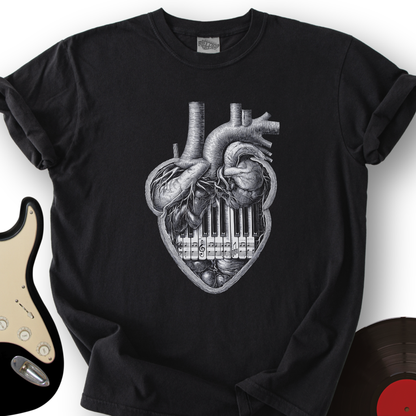 Piano Heart T-Shirt