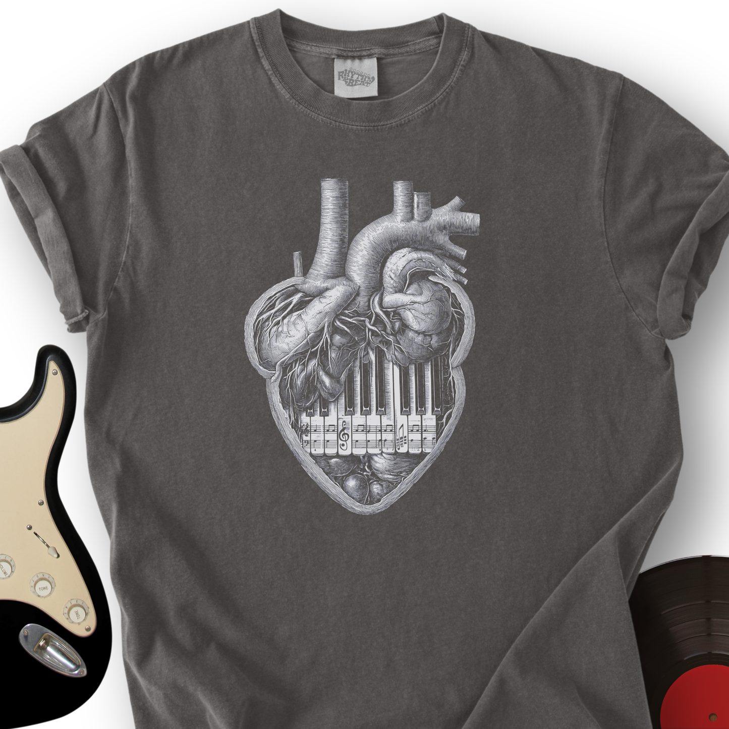 Piano Heart T-Shirt