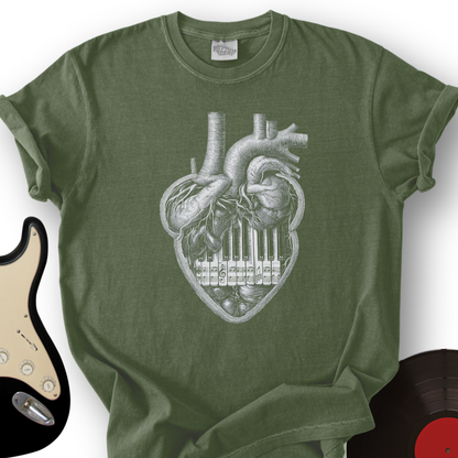 Piano Heart T-Shirt