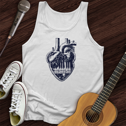 Piano Heart Tank Top