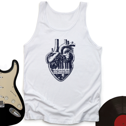 Piano Heart Tank Top