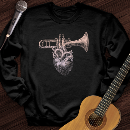 Trumpet Heart Crewneck