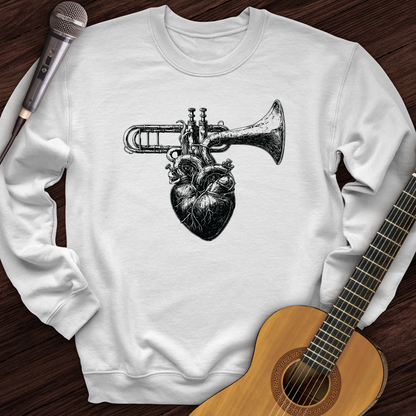Trumpet Heart Crewneck