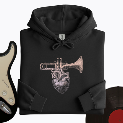 Trumpet Heart Hoodie
