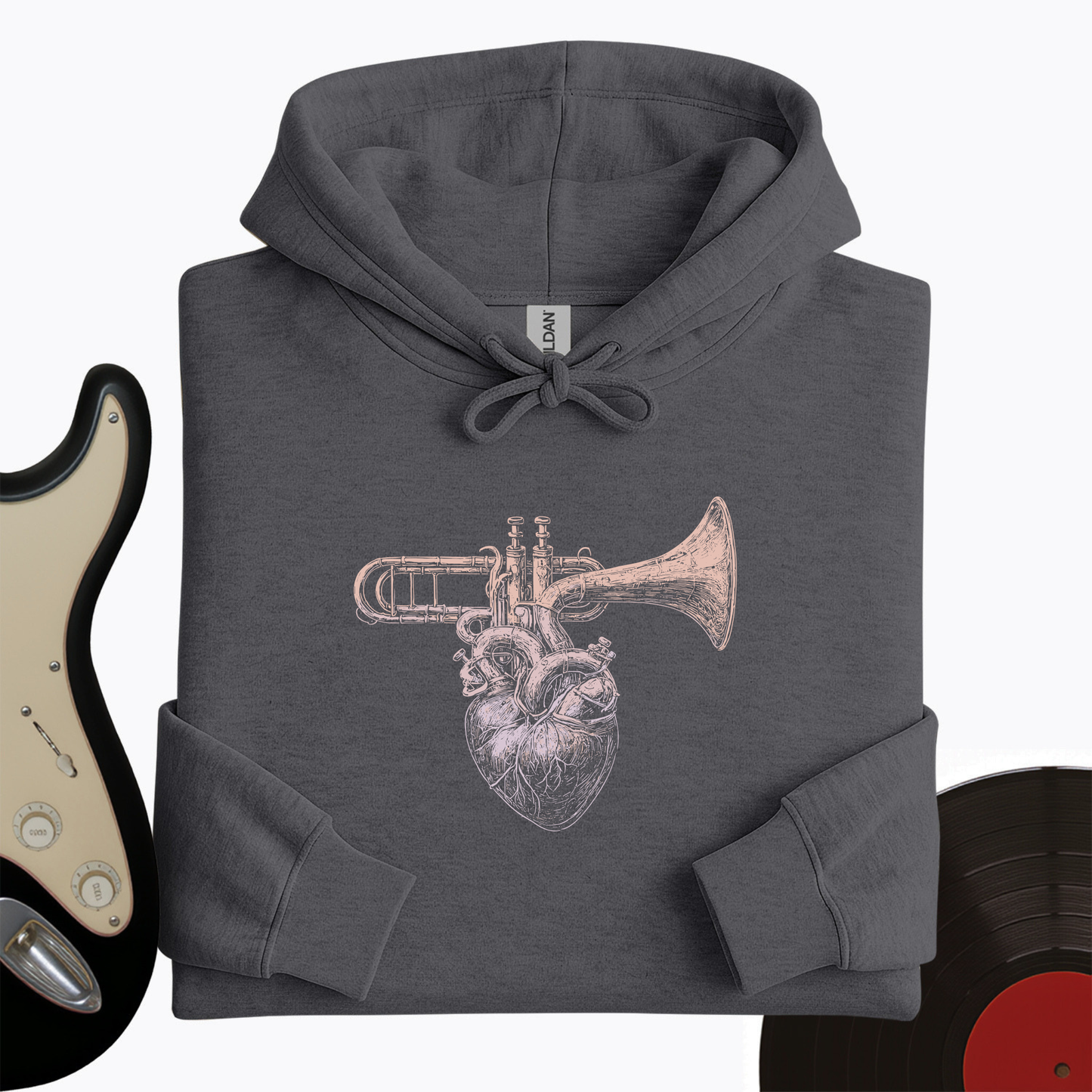 Trumpet Heart Hoodie