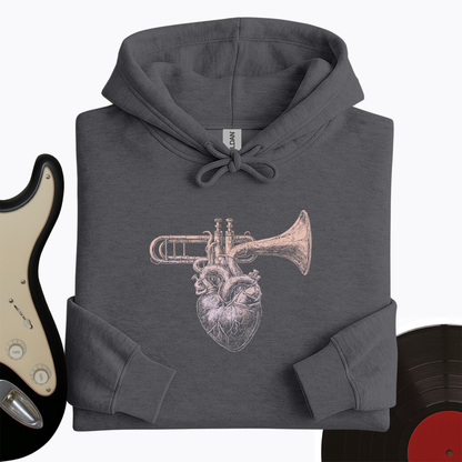 Trumpet Heart Hoodie