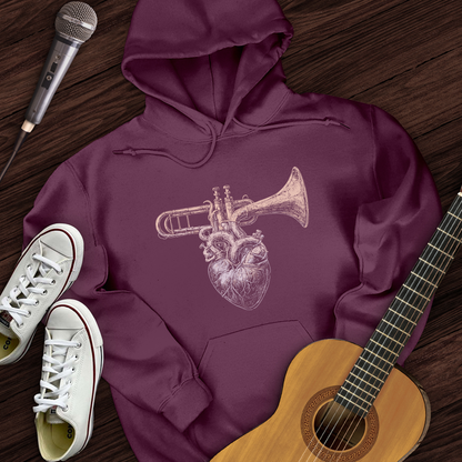 Trumpet Heart Hoodie