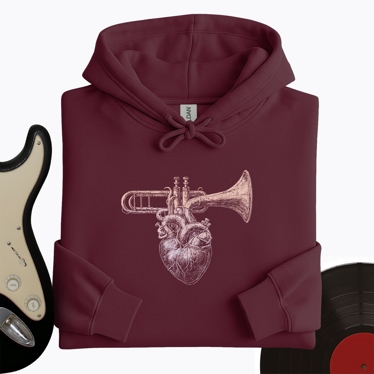 Trumpet Heart Hoodie