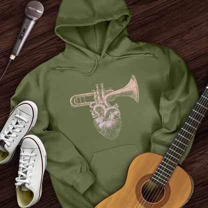 Trumpet Heart Hoodie