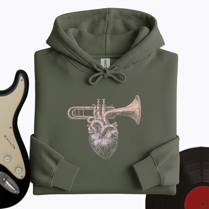 Trumpet Heart Hoodie