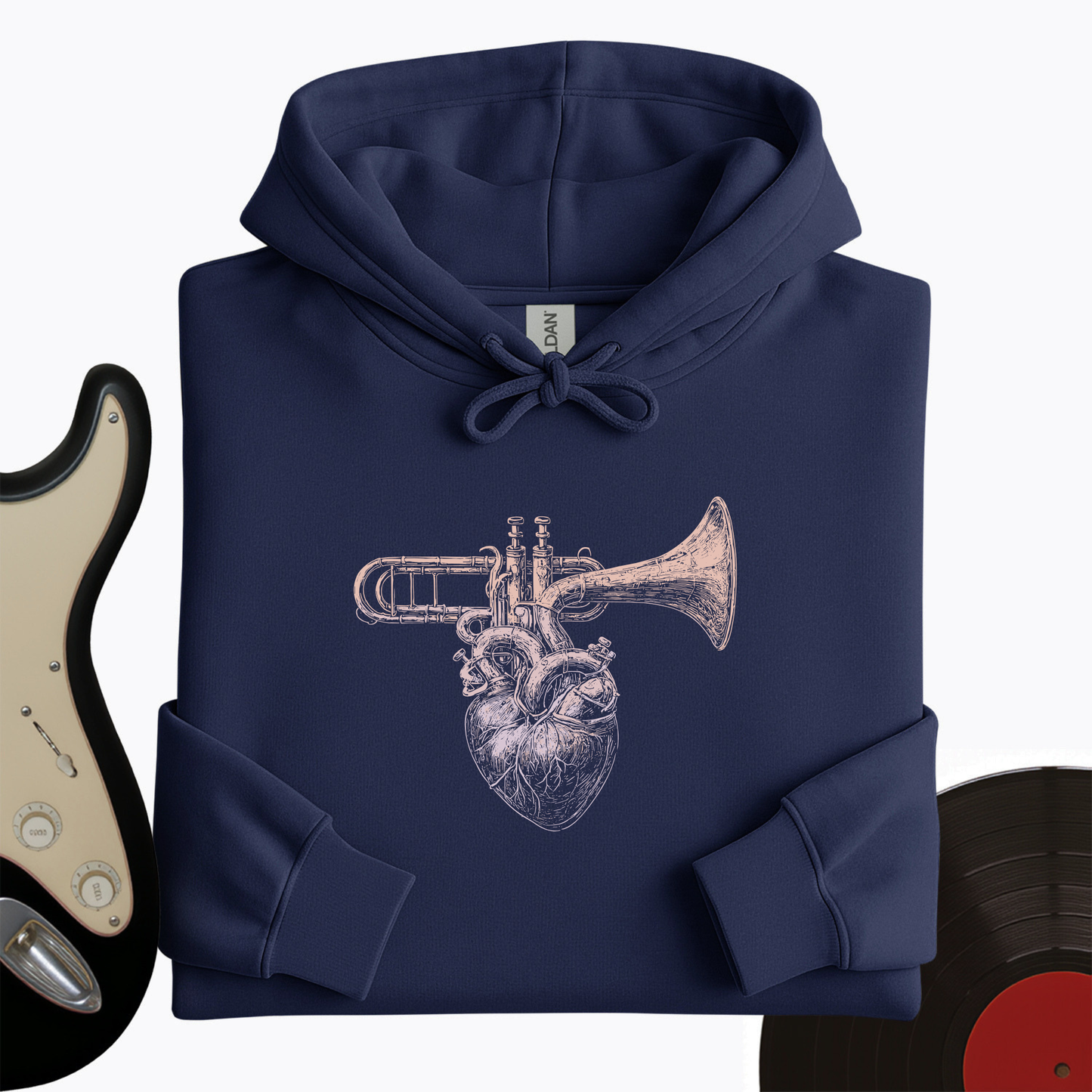 Trumpet Heart Hoodie