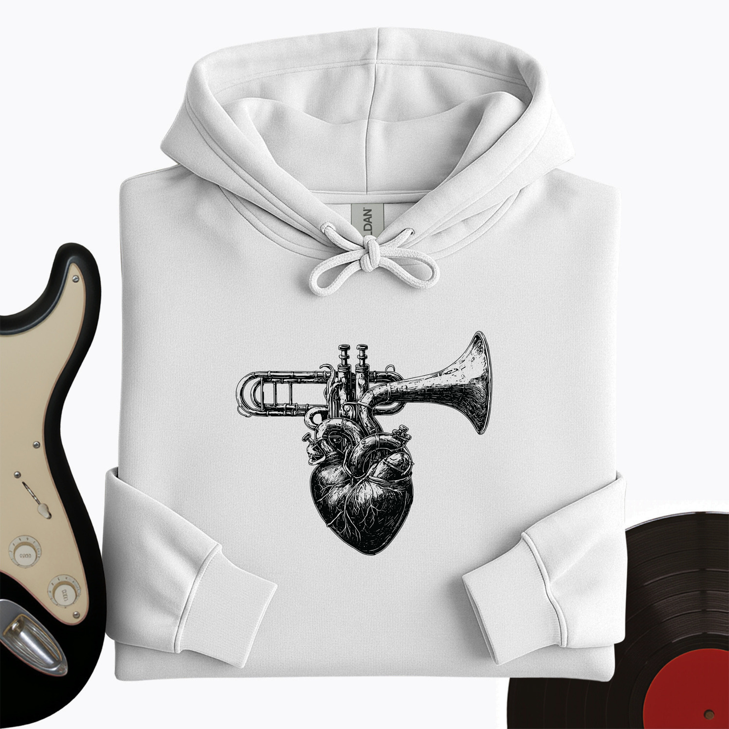 Trumpet Heart Hoodie