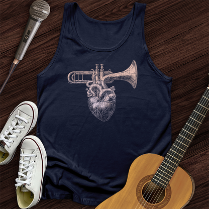 Trumpet Heart Tank Top