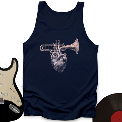 Trumpet Heart Tank Top