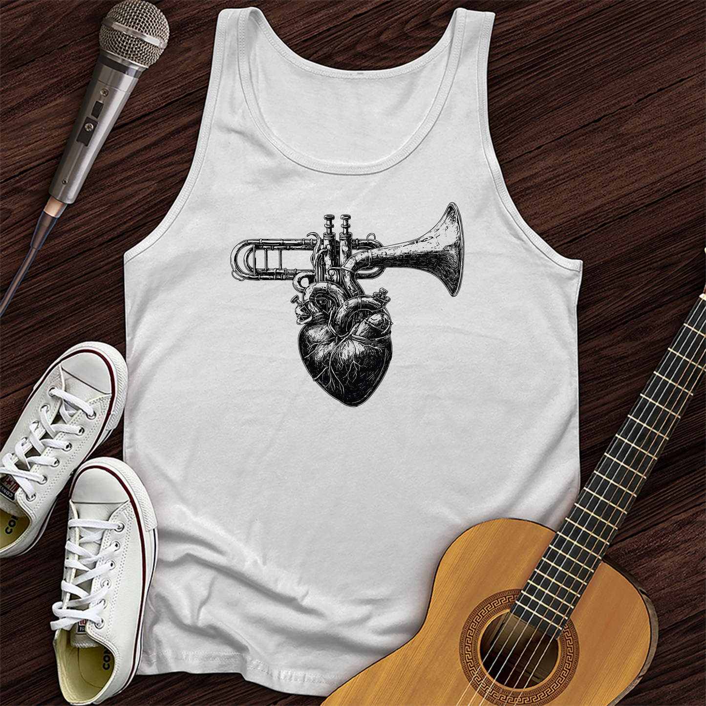 Trumpet Heart Tank Top