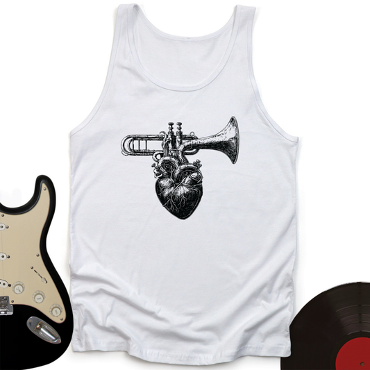 Trumpet Heart Tank Top