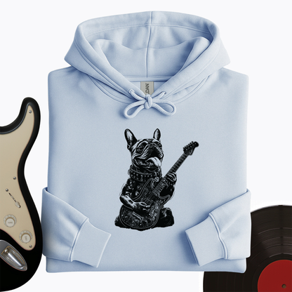 French Bulldog Guitar Hoodie