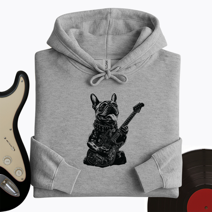 French Bulldog Guitar Hoodie