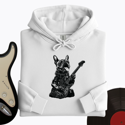 French Bulldog Guitar Hoodie